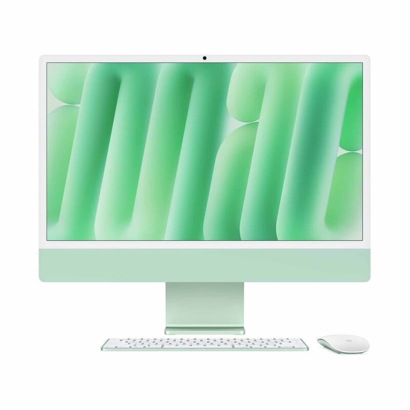 APPLE 24-inch Imac Apple M4 Chip With 8-core Cpu And 8-core Gpu, 16gb, 256gb Ssd - Green MWUE3ZP/A-image 1