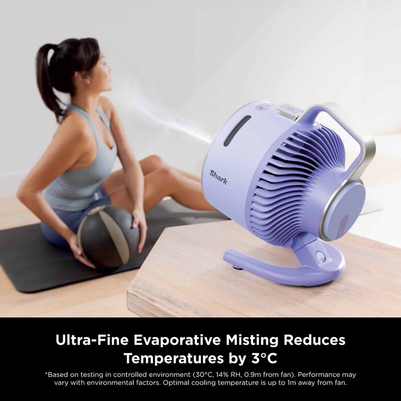 SHARK Flexbreeze Hydrogo Portable Misting Fan (blue) FA050SMBL-image 7