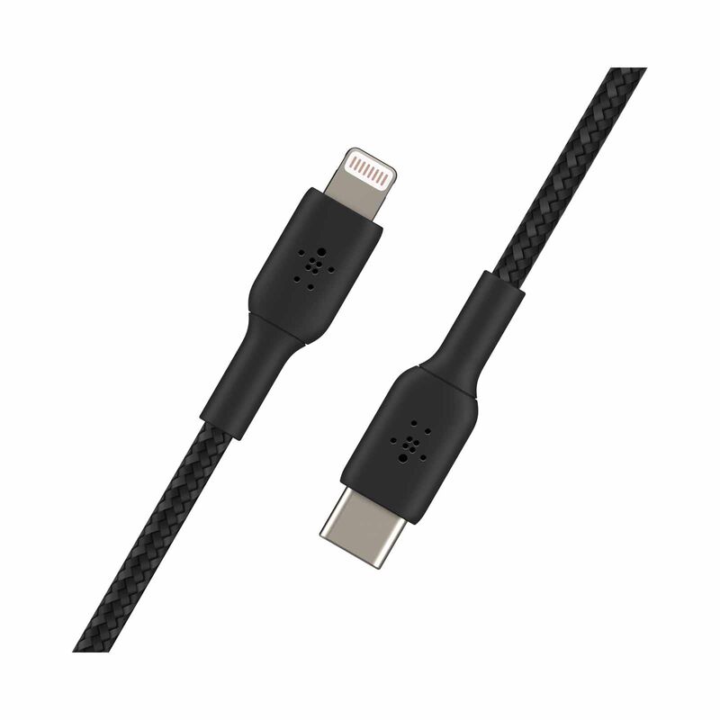 BELKIN Boostcharge Braided Usb-c To Lightning Cable-1m Black CAA004BT1MBK-image 3