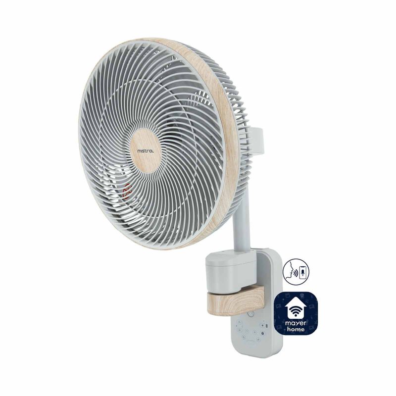 MISTRAL 12 In Dc Wall Fan With Wifi & Remote Control MWF1212DRW-G-image 4