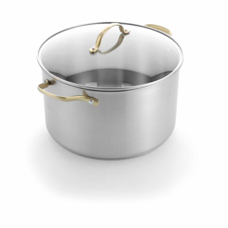 GREENPAN Swift 24cm Stainless Steel Covered Casserole GPST084780-image 1