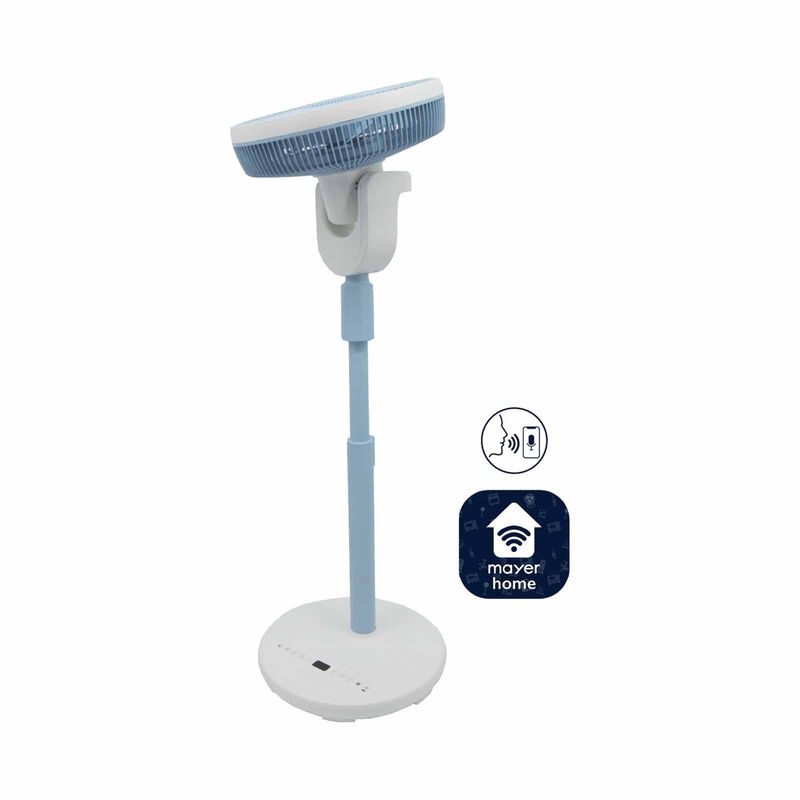 MISTRAL 12 In Bldc High Velocity Stand Fan With Remote & Wifi - Sky Blue MHV9812DRW-SB-image 12