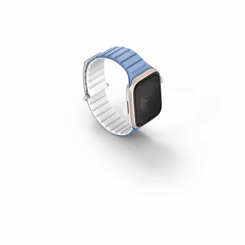 UNIQ Revix Evo Reversible Magnetic Apple Watch Strap 41/40/38mm - Powder Blue (powder Blue/white) UNIQ-41MM-REVEPBLUWHT-image 1