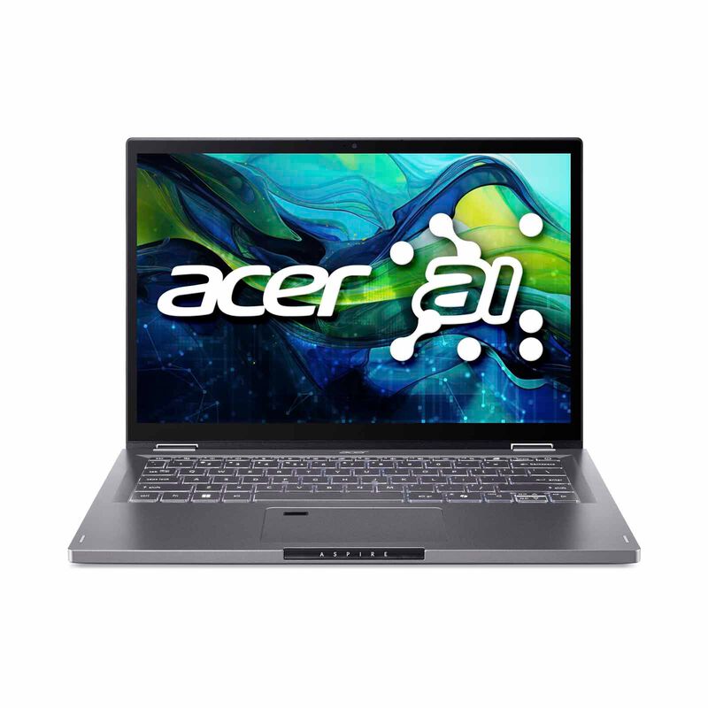 ACER 14in Touch Intel Core Ultra 7 155u 16gb 512gb Ssd Win 11 Home ASPIRE SPIN 14 ASP14-52MTN-721B (STEEL GRAY)-image 1