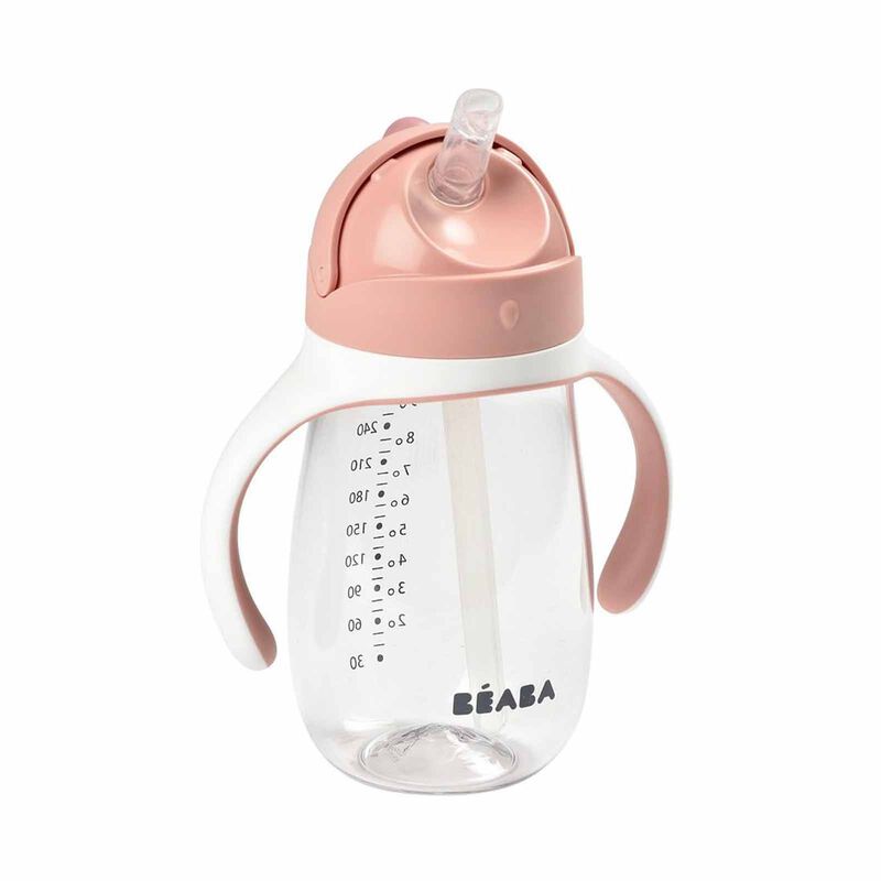 BEABA Cup 300ml - Vintage Pink (online) STRAW-image 1
