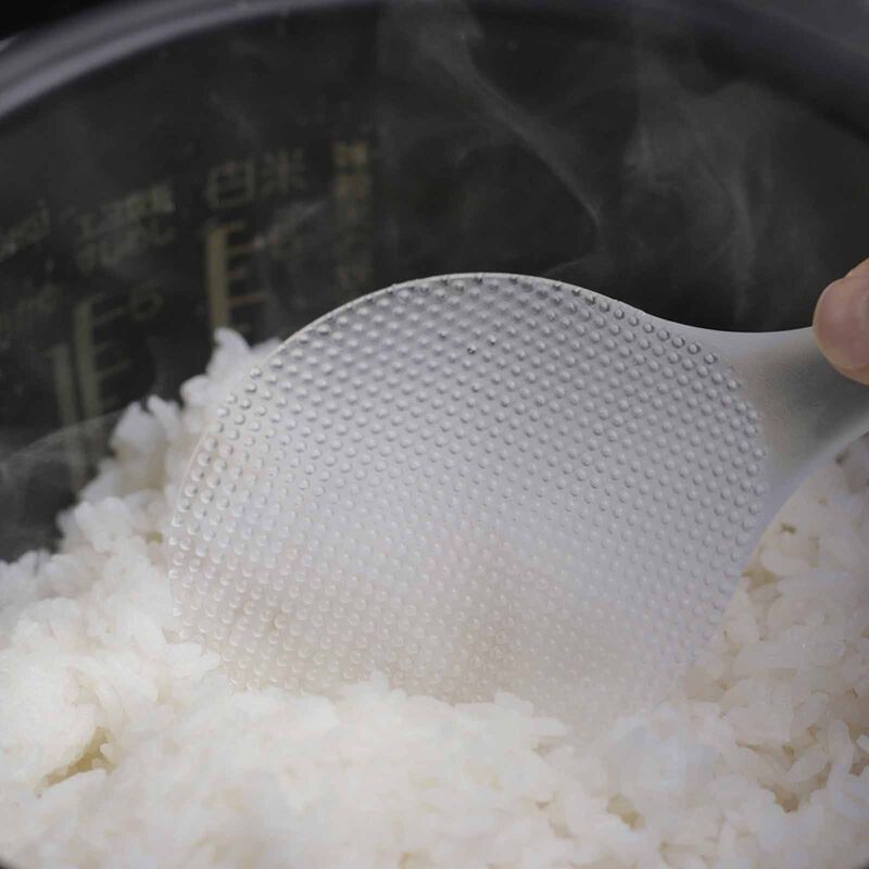 MARNA Tpx Standing Rice Scoop (200x77x36mm) - Clear K555-CL-image 7