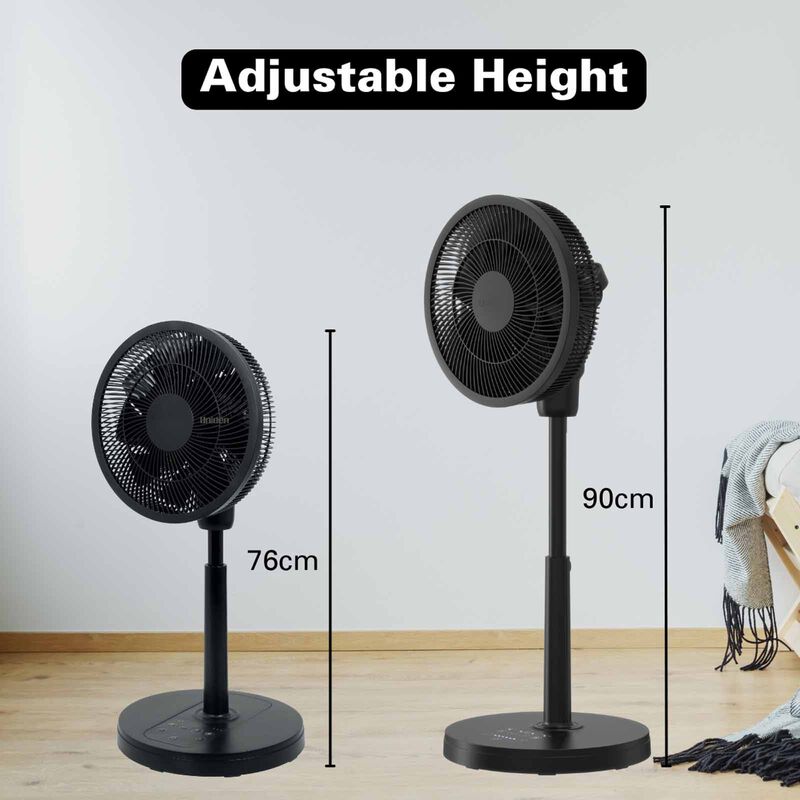 UNIDEN 12 In 3d Oscillating Dc Stand Fan (japan) - Black AF5120-image 2