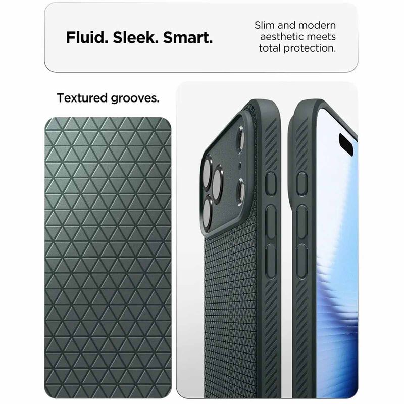 SPIGEN Iphone 17 Pro Liquid Air Matte Black ACS10331-image 2