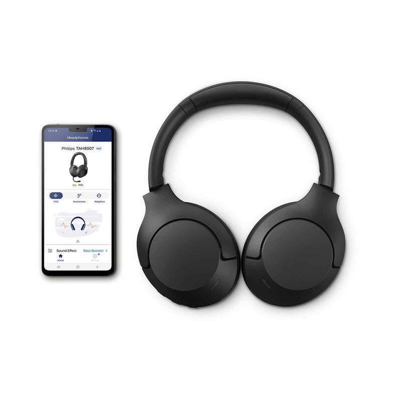 PHILIPS Over-ear Wireless Headphones TAH8507BK/00-image 9