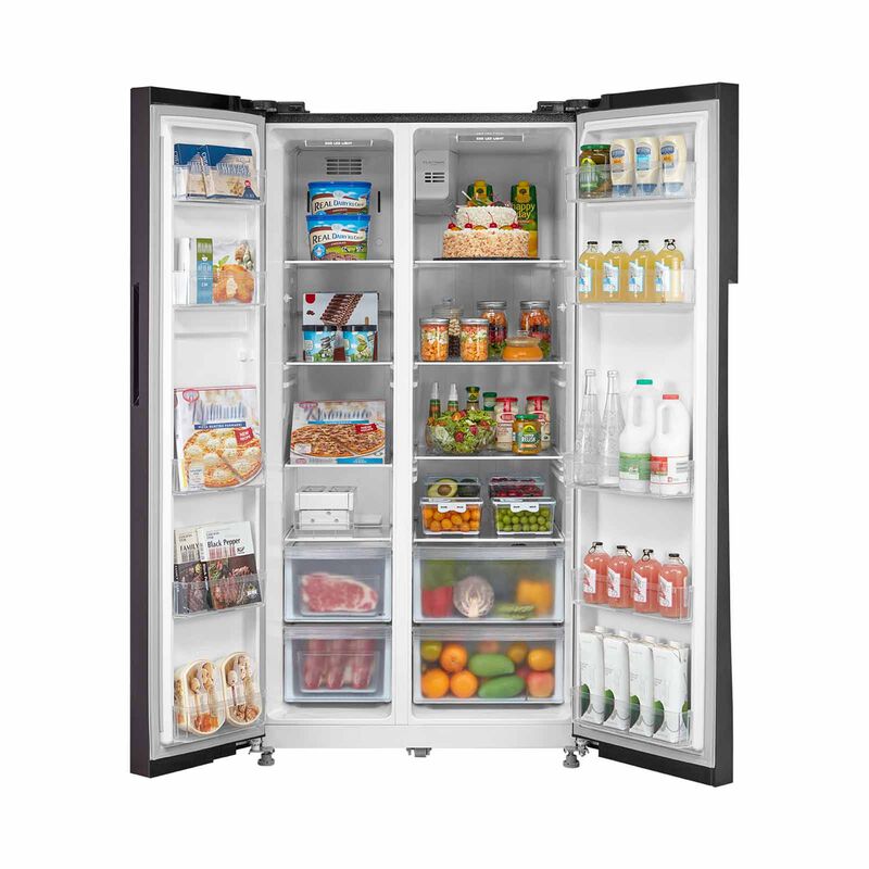 MIDEA Side By Side Fridge (548l ) -black Jazz MDRS710FIE28SG-image 4
