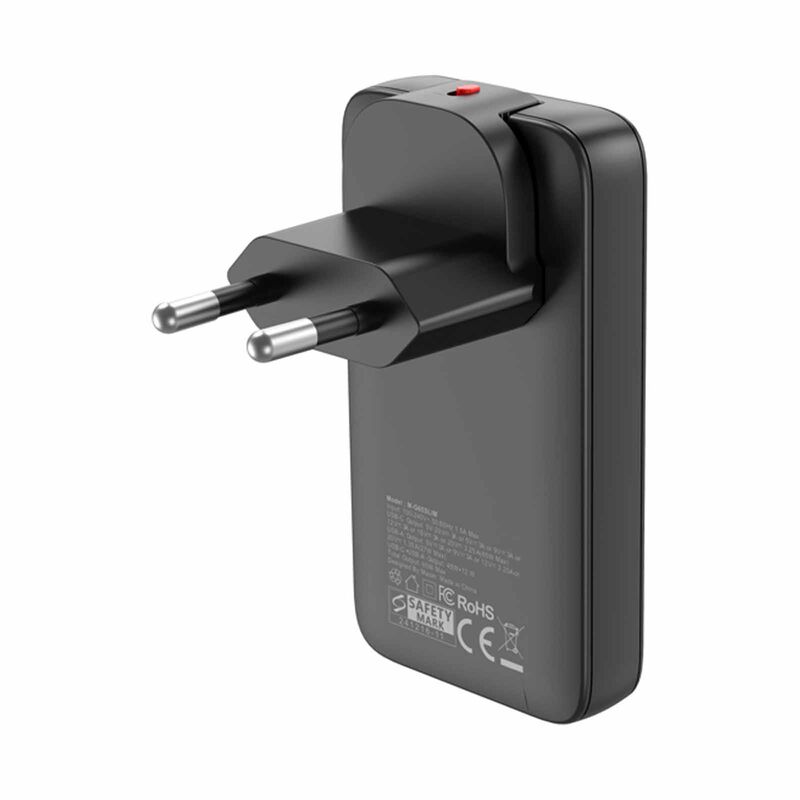 MAZER Prestigegan Pd65w 1c1a With Travel Plugs - Black M-G65SLIM-BK-image 4