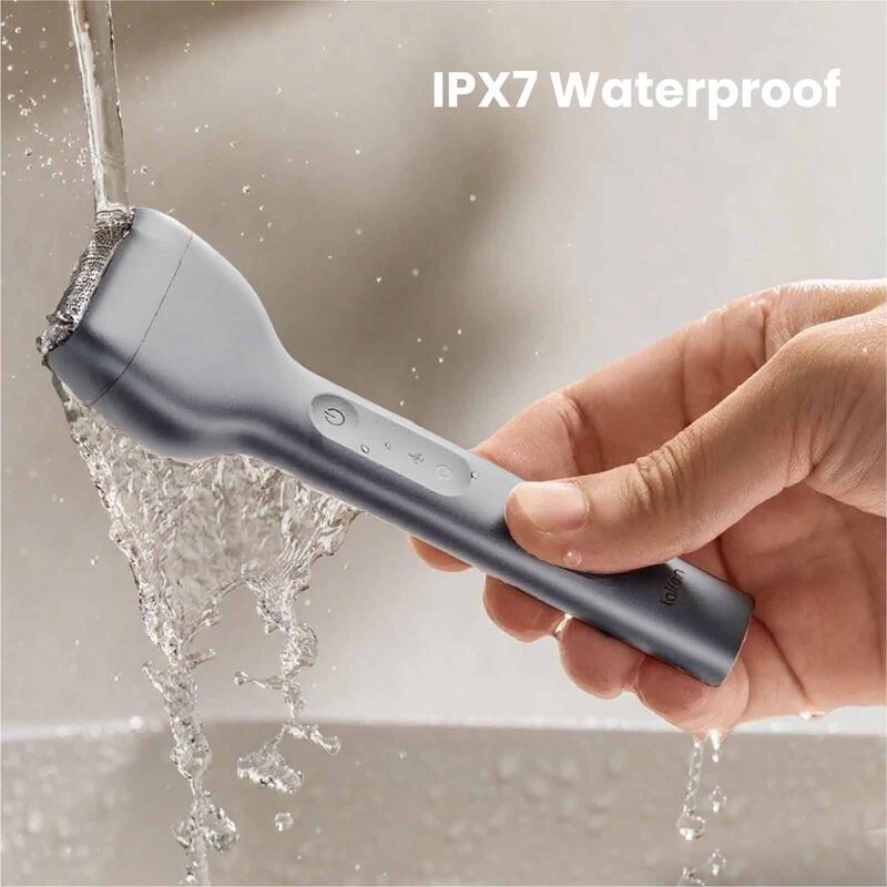 LAIFEN Blade Electric Shaver With Linear Motor - Blue T1 PRO 1 LONG BLADE - BLUE-image 3