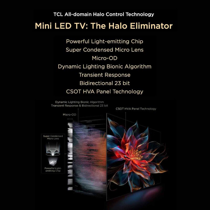 TCL 75 In C8k Premium Qd-mini Led 4k Tv 75C8K-image 9