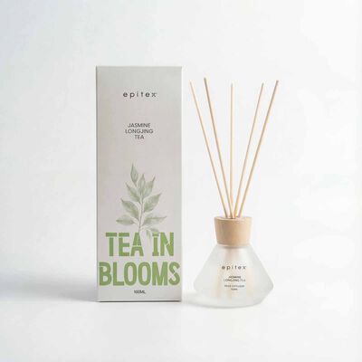 EPITEX Tea In Bloom Reed 100ml Diffuser - Jasmine Longjing Tea FR739-5