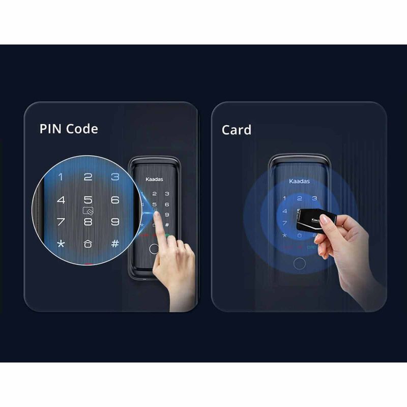 KAADAS Rim Lock For Metal Gate With Dual Unlocking Feature R8GD GATE LOCK-image 8