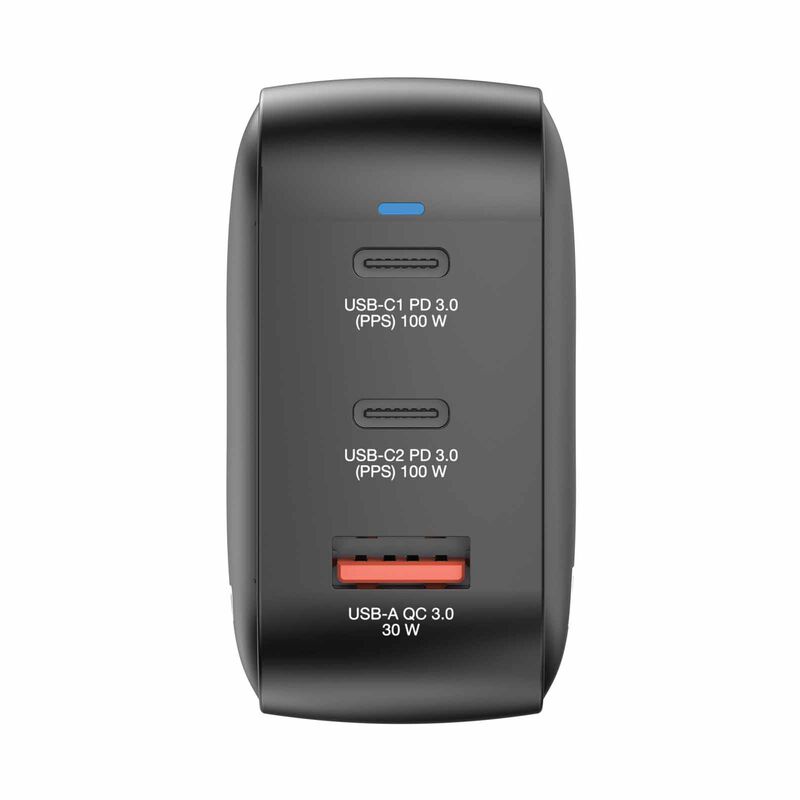 VERBATIM Mini Gan Charger 100w 3 Port Us Plug W Eu And Uk Adapter VM32230-image 8