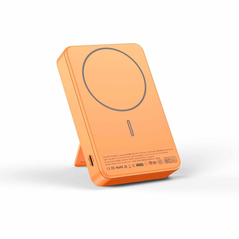 MAZER Ccc Certified Magnetic 15w 10000mah/pd30w With Istand Power Bank-sunset Gold M-MAGAIR20-SG-image 1