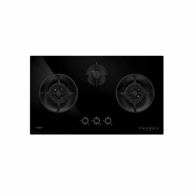 FUJIOH 88cm 3 Burners Gas Hob (tg) - Glass (exclude Installation) FH-GS6530 SVGL TG