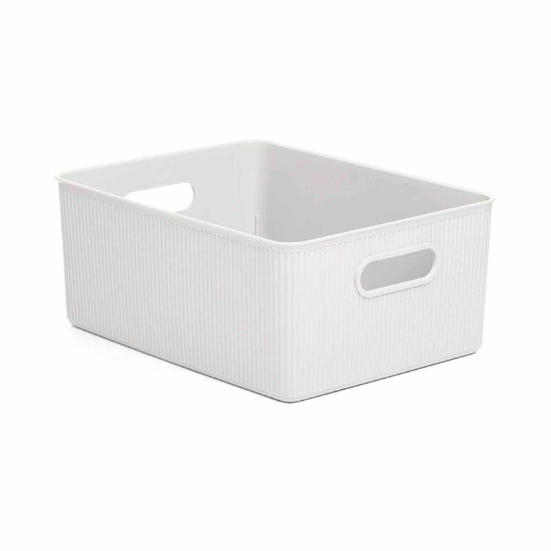 TATAY Storage Basket L 15l Baobab White T0103.01-image null