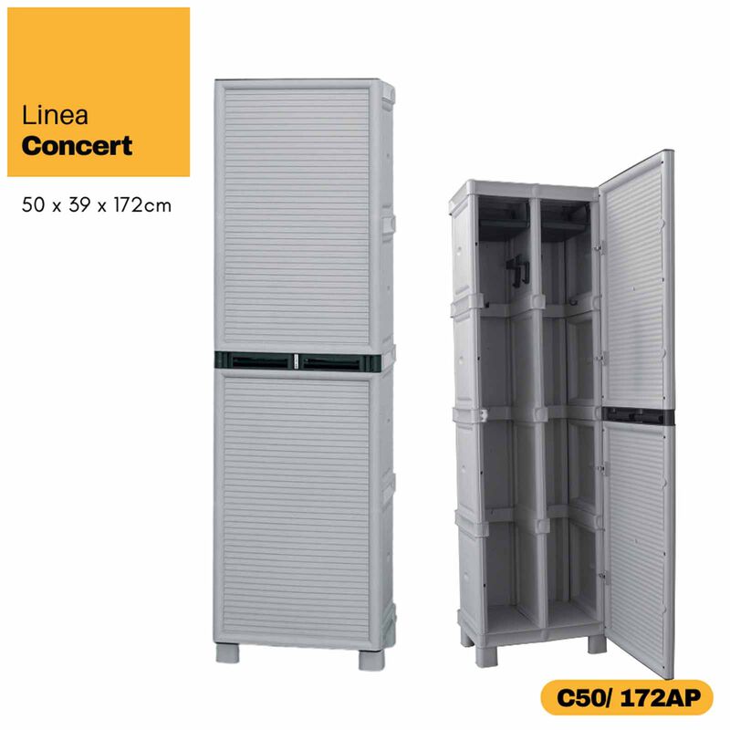 ARTPLAST Linea Concert Slim Tall Clothes Cabinet 50x39x172cm CONCERT-image 12