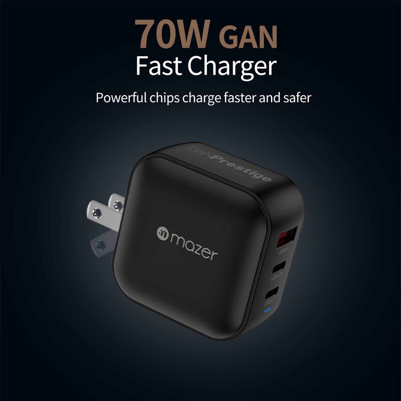 MAZER Ganprestige Pd70w 2c1a With 4 Travel Plugs-black M-G70W-V5-BK-image 9