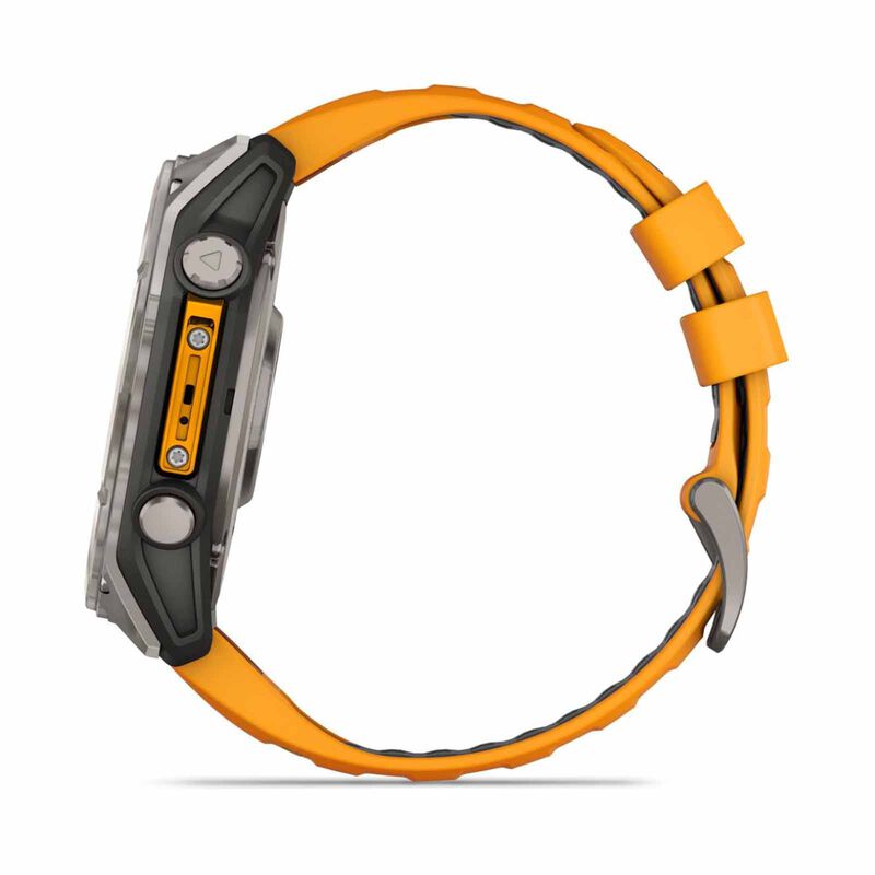 GARMIN Fenix 8 51mm Sapphire Amoled Edition , Graphite/orange GM-010-02905-53-image 4