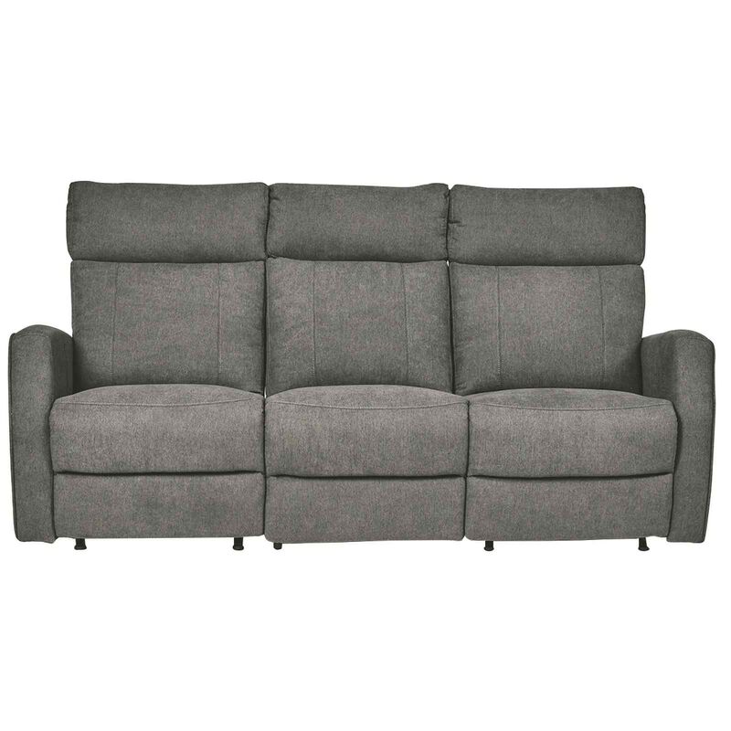 MIZU DESIG 3rr Seater Recliner (fab) Mto Fabric Sofa ELLA-image 1