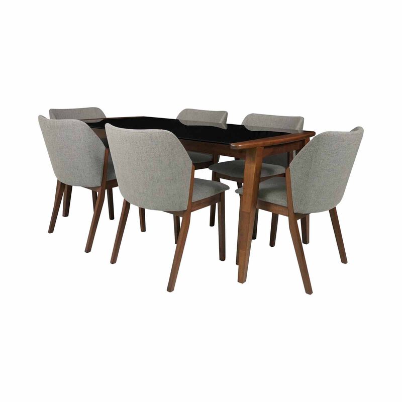 7 Piece Dining Set JULIO-image 2