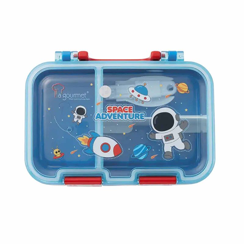 LA GOURMET Sassy 600ml Lunch Box - Astronaut LGPG433473-image 4