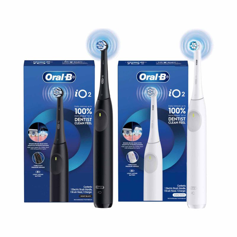 ORAL-B Io 2 Bundle - Black And White IO 2 BUNDLE-image 1