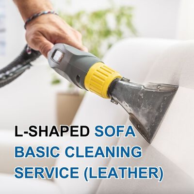 For L Shaped Leather Sofa BASIC CLEANING SERVICE