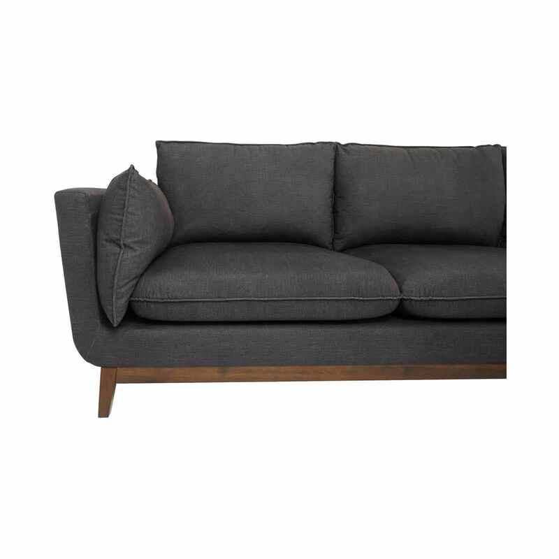 MUZE L Shaped (fab) Right Slate Grey EDITH-image 3