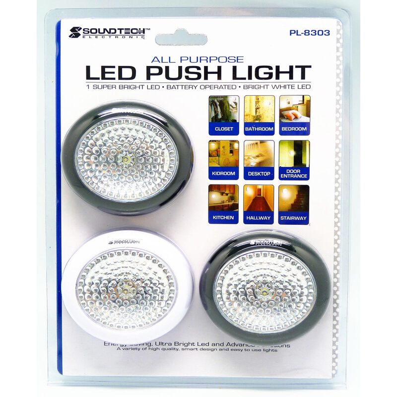 SOUNDTEOH Led Push Light PL-8303-image null