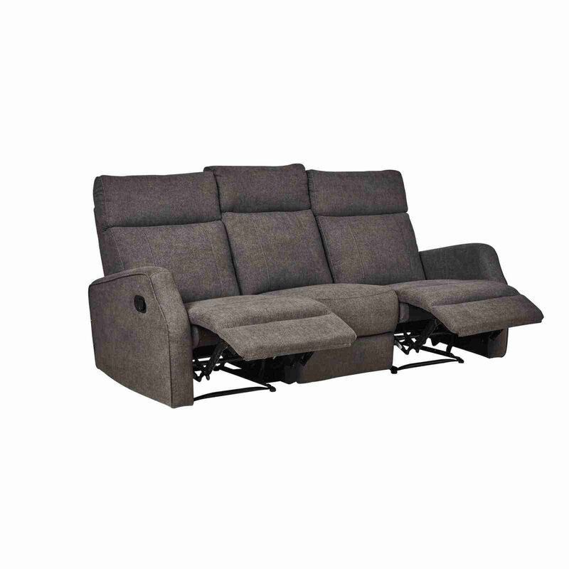 MIZU DESIG 3rr Seater Recliner (fab) Mto Fabric Sofa ELLA-image 21