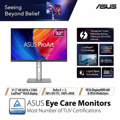 ASUS 31.5in Proart 6k 60hz Monitor PA32QCV