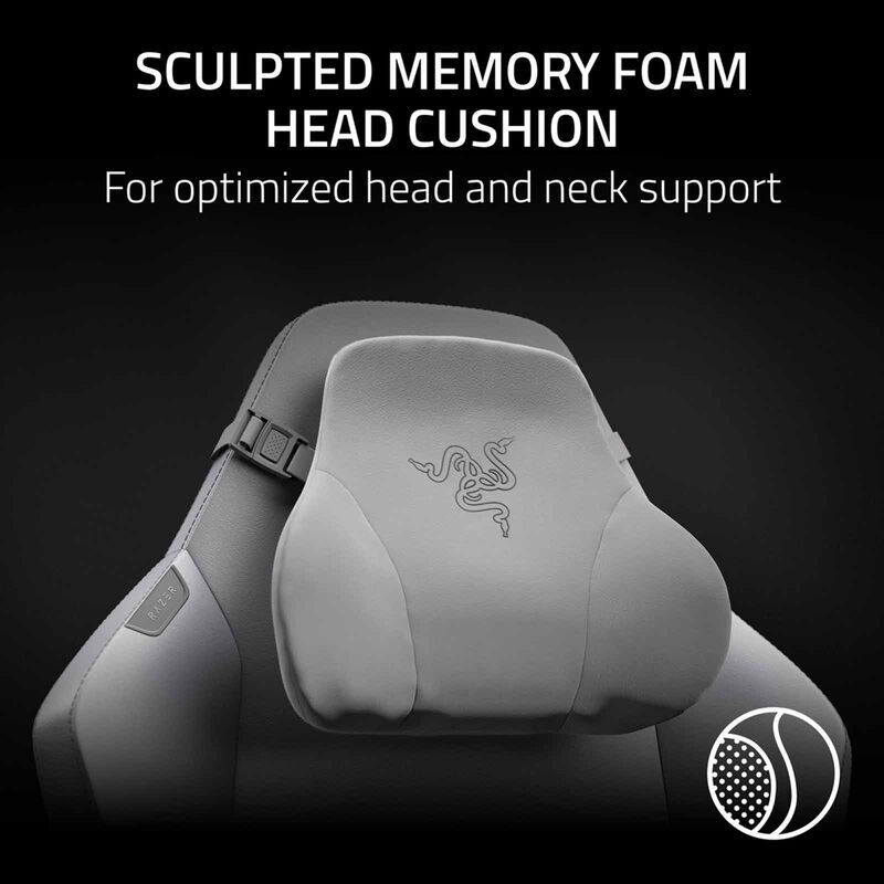 RAZER Iskur V2 Newgen - Ergonomic Gaming Chair W Breathable Comfort - Light Gray RZ38-04901000-R3CA-image 9