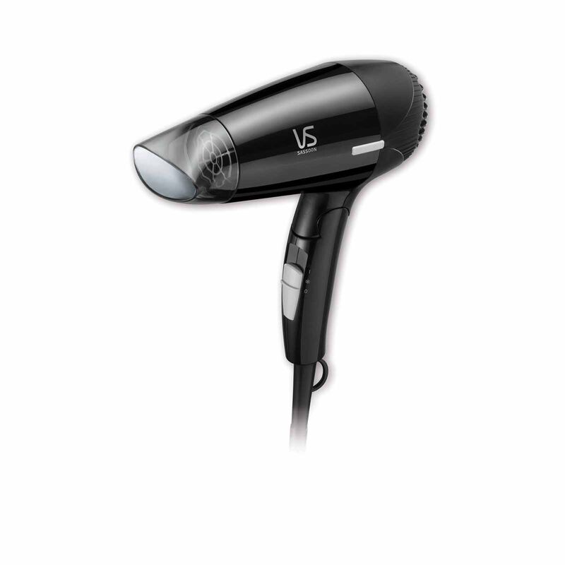 VS Foldable Hair Dryer (1200w) - Black VS-908BH-image 1
