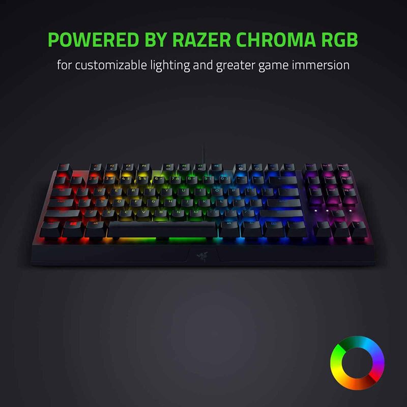 RAZER Blackwidow V3 Tenkeyless - Mechanical Gaming Keyboard (yellow Switch) - Us Layout RZ03-03491800-R3M1-image 3