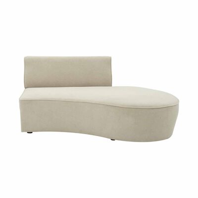 MUZE Left Chaise (fab) Taupe NIKKI