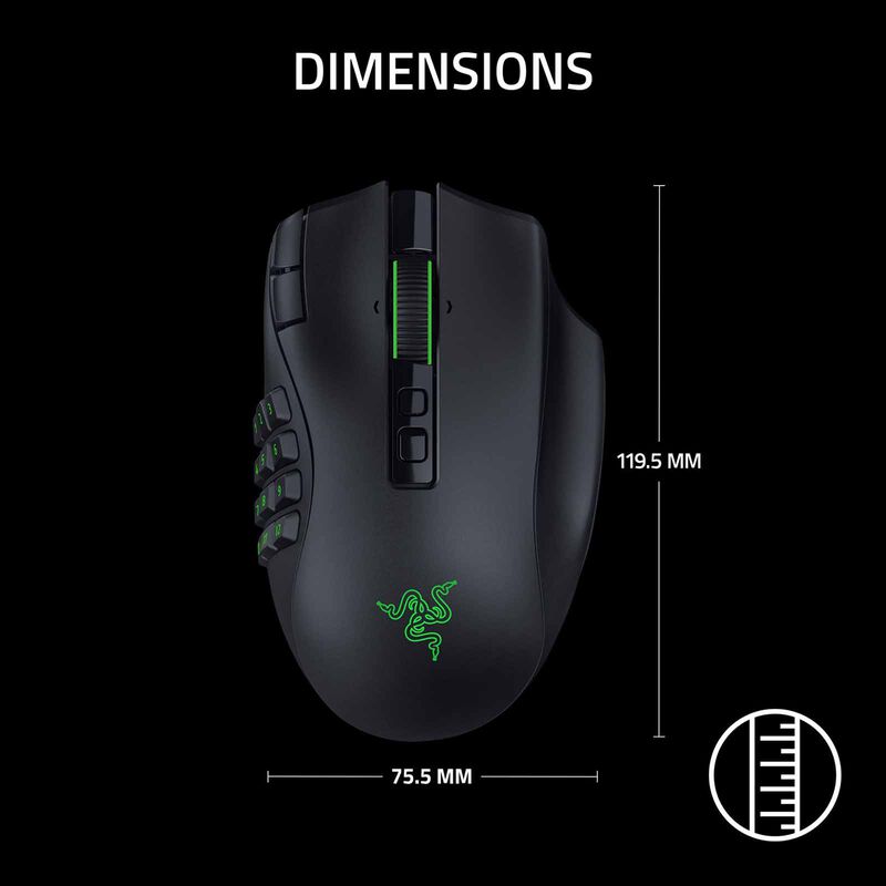RAZER Naga V3 Pro - Wireless Mmo Gaming Mouse - Ap Packaging RZ01-05660100-R3A1-image 12