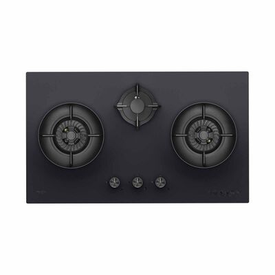 FUJIOH (88cm) 3-burners Gas Hob (matt Glass) - Pub (exclude Installation) FH-GS6830 FGBK TG