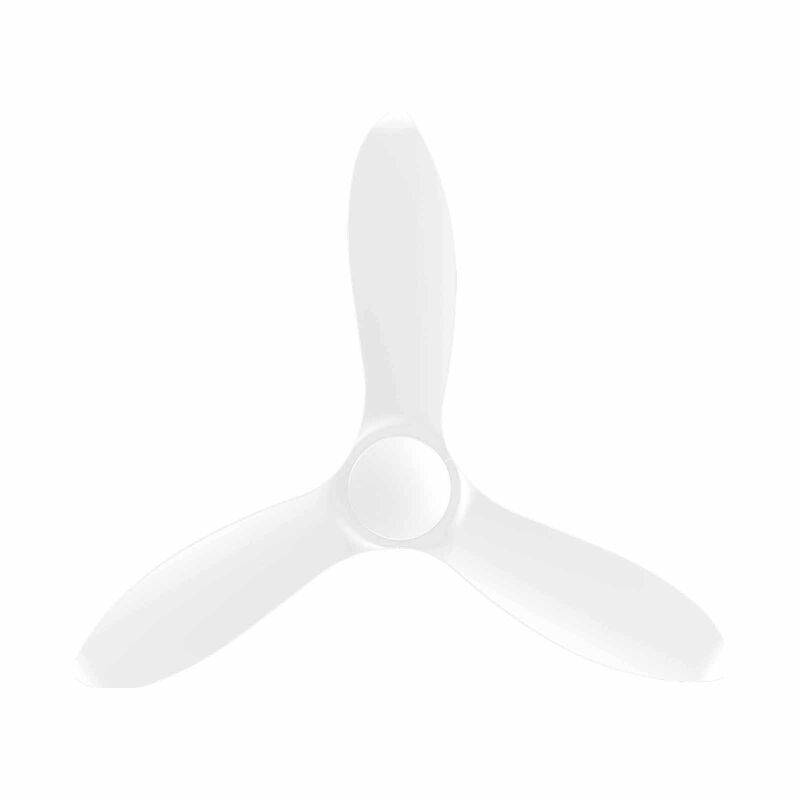 EUROPACE 46 In Dc Motor Ceiling Fan (down Rod) With Light - White ECF46R - WHWH-image 4