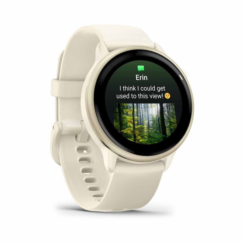 GARMIN Vivoactive 6 Gps Smartwatch Lunar Gold With Bone Band GM-010-02985-41-image 5