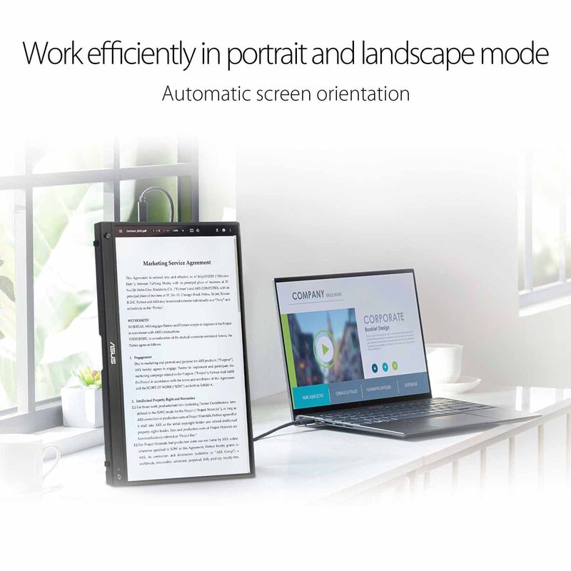 ASUS Zenscreen 15.6in Hd Portable Usb Monitor MB16AHG-image 7
