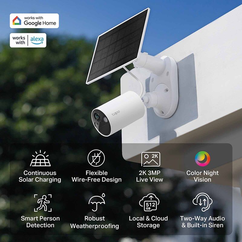 TP LINK Solar-powered Security Camera Kit TPL-TC82 KIT-image 4