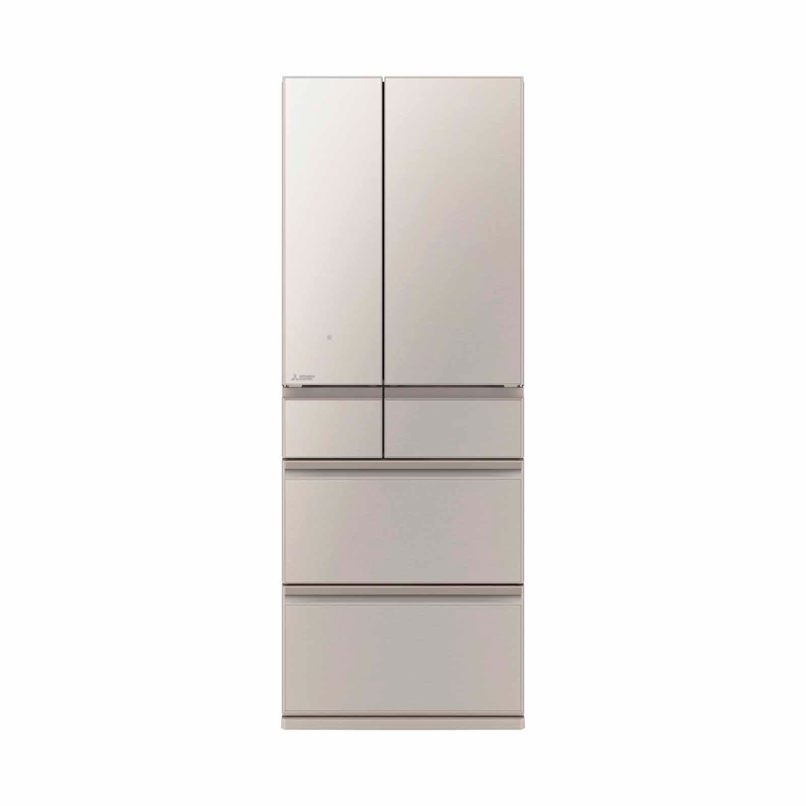 Shop MITSUBISHI Multi Door Fridge (608l) - Glass Greige MR-WZ61K