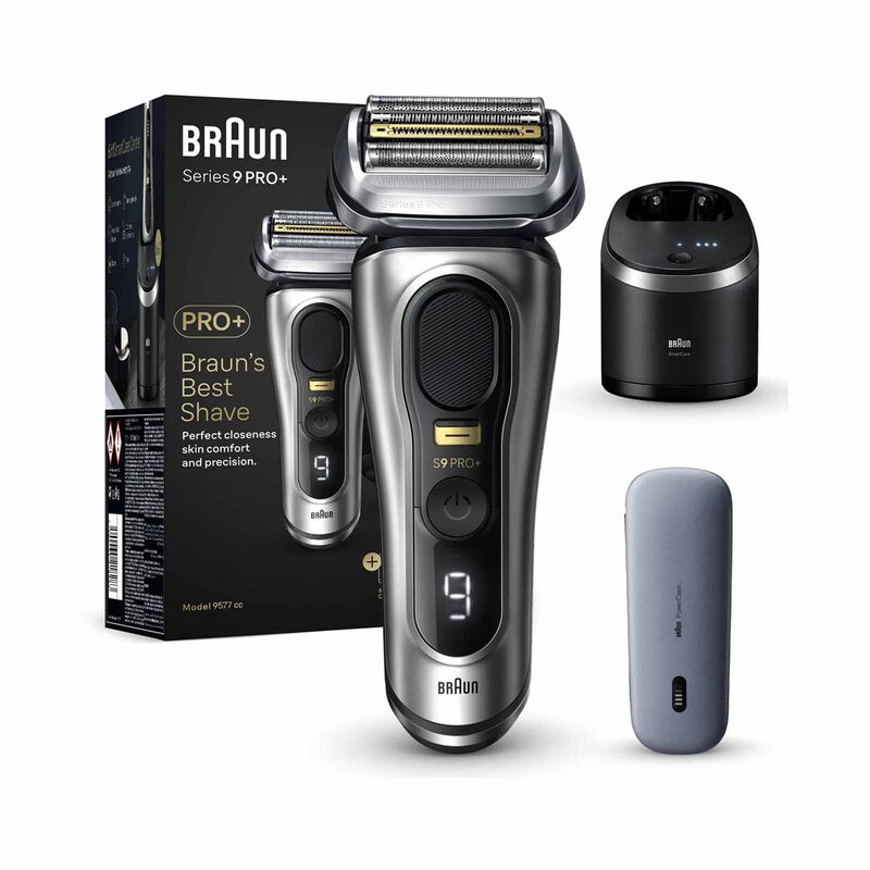BRAUN Series 9 Pro+ Wet & Dry Shaver With Smartcare Centre And Power Case 9577CC-image 9