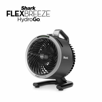 SHARK Flexbreeze Hydrogo Portable Misting Fan (charcoal) FA050SM