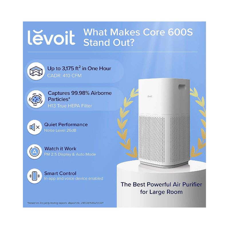 LEVOIT Levoit Air Purifier Core 600s CORE 600S-image 18