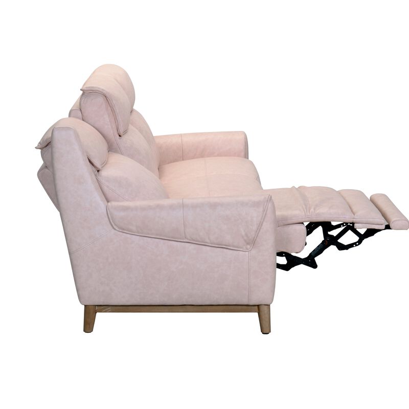 3rr Seater (fl) C15 Pink Full Leather Sofa MICOLA-image 6